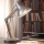 ONLI - Namizna svetilka ARCHITETTO 1xE27/22W/230V 62 cm siva/rjava