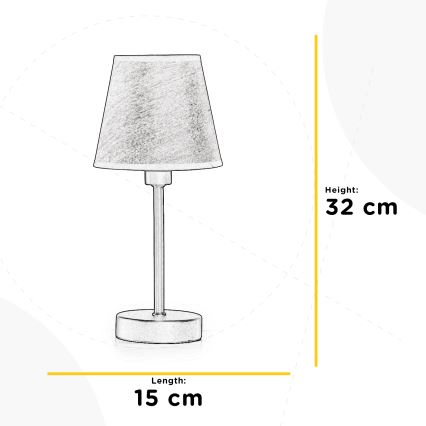 ONLI - Namizna svetilka ASIA 1xE14/6W/230V 32 cm