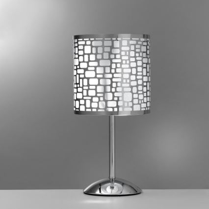 ONLI - Namizna svetilka BRUCE 1xE27/15W/230V 40 cm mat krom