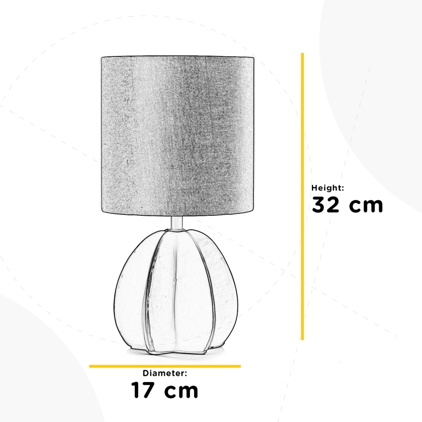 ONLI - Namizna svetilka CARAMBOLA 1xE14/6W/230V modra