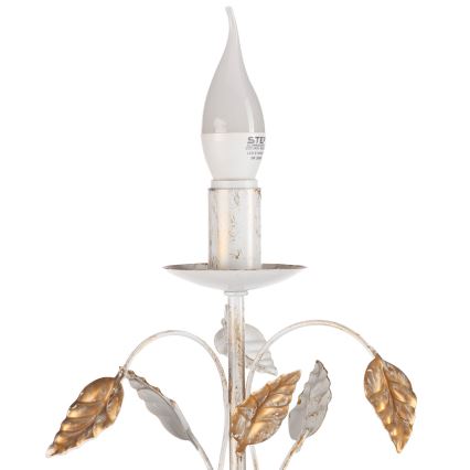 ONLI - Namizna svetilka COLLANA 1xE14/6W/230V 40 cm bela