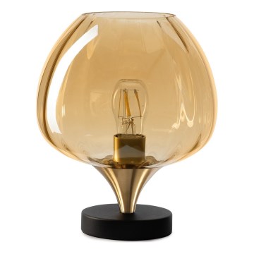 ONLI - Namizna svetilka ELIDE 1xE27/15W/230V črna/medena