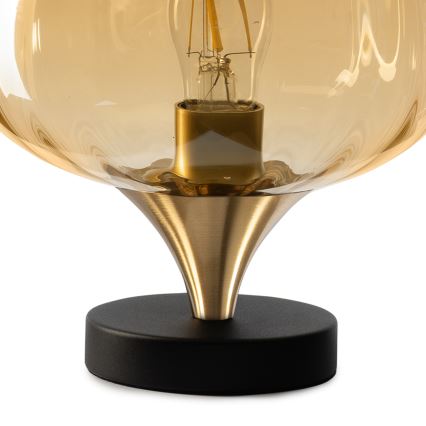 ONLI - Namizna svetilka ELIDE 1xE27/15W/230V črna/medena