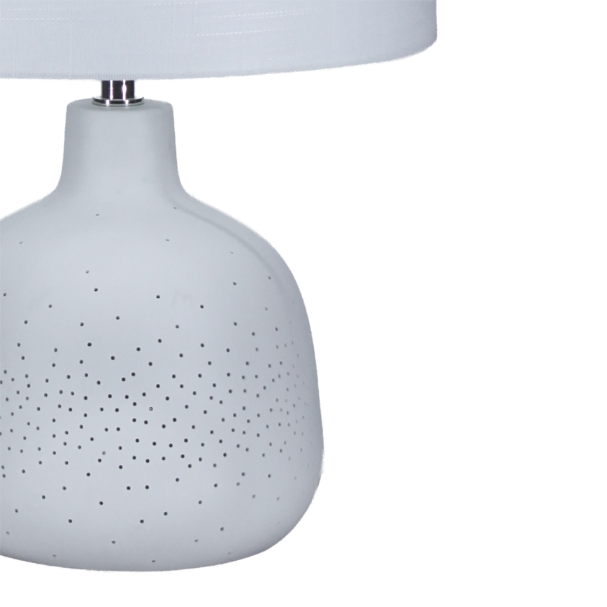 ONLI - Namizna svetilka ELUMA 2xE27/15W/230V 48 cm bela