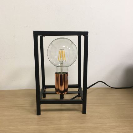 ONLI - Namizna svetilka FLOKI 1xE27/15W/230V 20 cm črna/baker