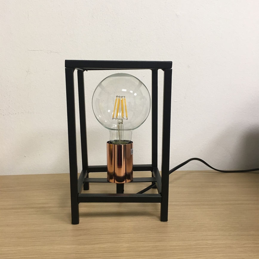ONLI - Namizna svetilka FLOKI 1xE27/15W/230V 20 cm črna/baker