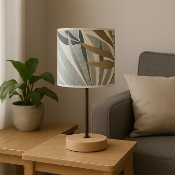 ONLI - Namizna svetilka FLORA 1xE27/22W/230V 28 cm zelena/zlata