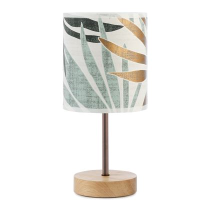 ONLI - Namizna svetilka FLORA 1xE27/22W/230V 28 cm zelena/zlata