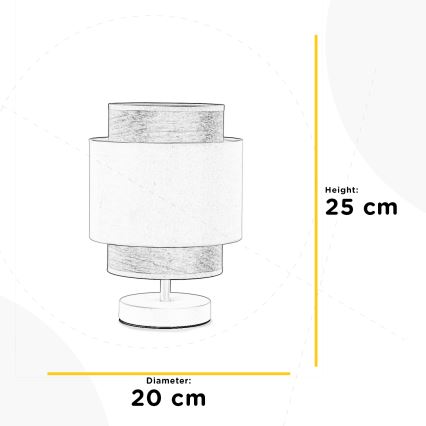 ONLI - Namizna svetilka LICIA 1xE27/22W/230V