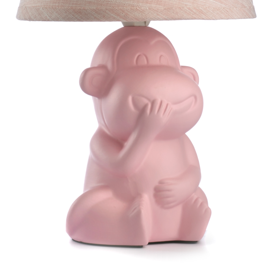 ONLI - Namizna svetilka MONKEY 1xE14/6W/230V roza