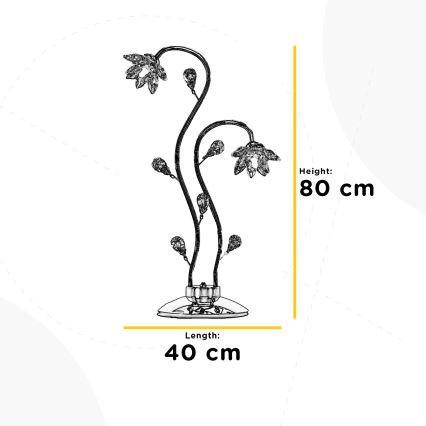 ONLI - Namizna svetilka NINFEA 2xG9/6W/230V 80 cm