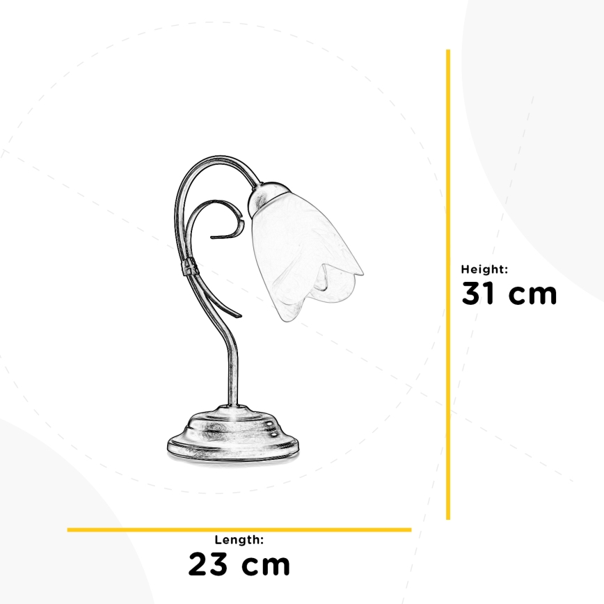 ONLI - Namizna svetilka ODINO 1xE14/6W/230V 30 cm