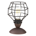 ONLI - Namizna svetilka PAJEK 1xE27/15W/230V 23 cm črna/rjava