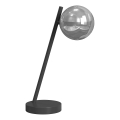 ONLI - Namizna svetilka PALOMA 1xG9/10W/230V 38,5 cm črna/dimna