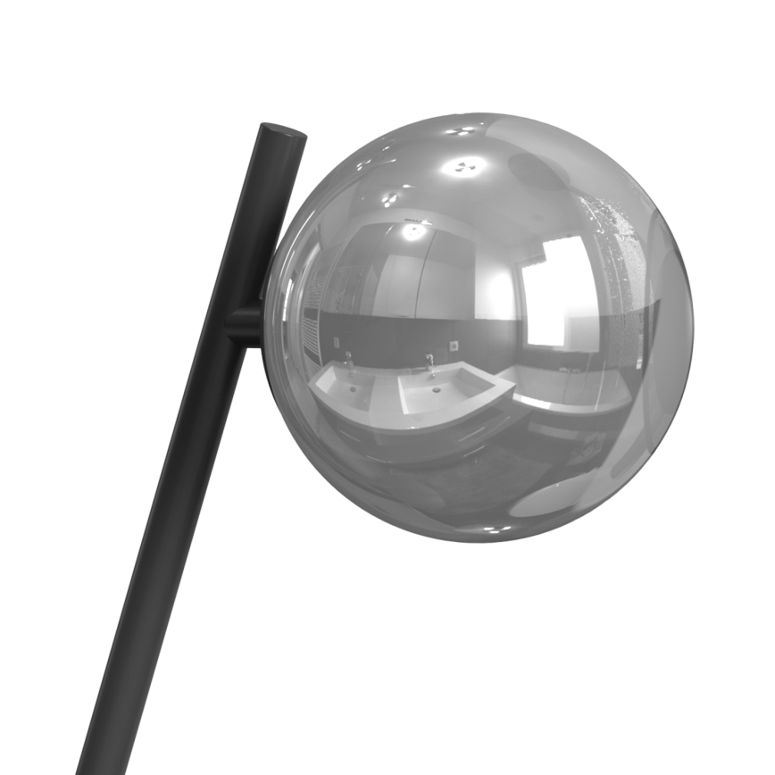 ONLI - Namizna svetilka PALOMA 1xG9/10W/230V 38,5 cm črna/dimna