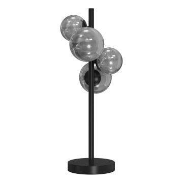 ONLI - Namizna svetilka PALOMA 4xG9/10W/230V 48 cm črna/dimna