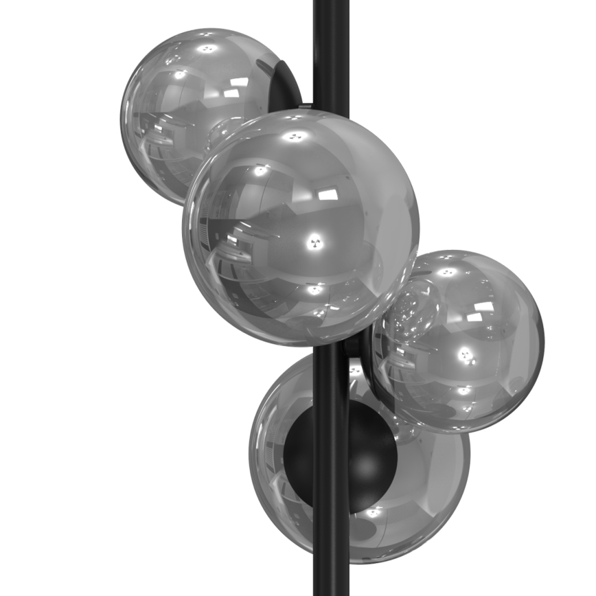 ONLI - Namizna svetilka PALOMA 4xG9/10W/230V 48 cm črna/dimna