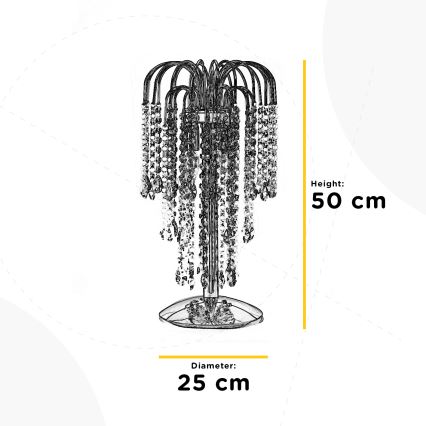 ONLI - Namizna svetilka PIOGGIA 2xE14/6W/230V zlata 50 cm