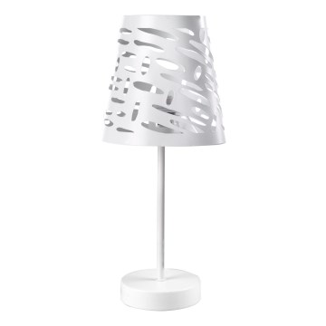 ONLI - Namizna svetilka RICKY 1xE14/10W/230V 28 cm bela