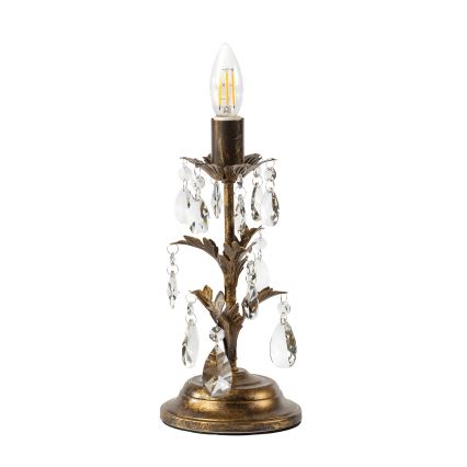 ONLI - Namizna svetilka TERESA 1xE14/6W/230V bron