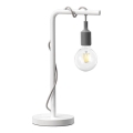ONLI - Namizna svetilka WIRE 1xE27/15W/230V 48 cm siva/bela