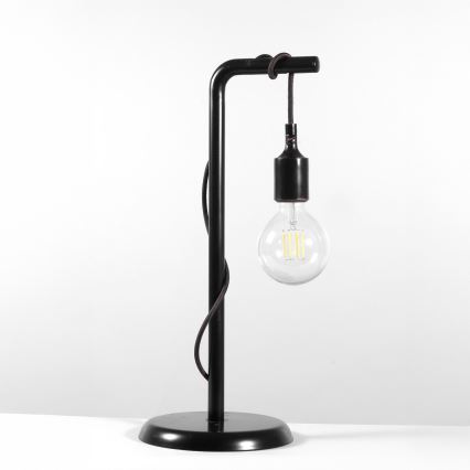 ONLI - Namizna svetilka WIRE 1xE27/15W/230V 50 cm črna