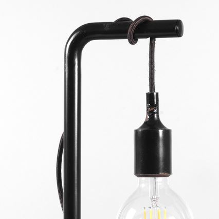 ONLI - Namizna svetilka WIRE 1xE27/15W/230V 50 cm črna