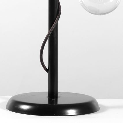 ONLI - Namizna svetilka WIRE 1xE27/15W/230V 50 cm črna