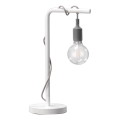 ONLI - Namizna svetilka WIRE 1xE27/15W/230V 50 cm siva/bela