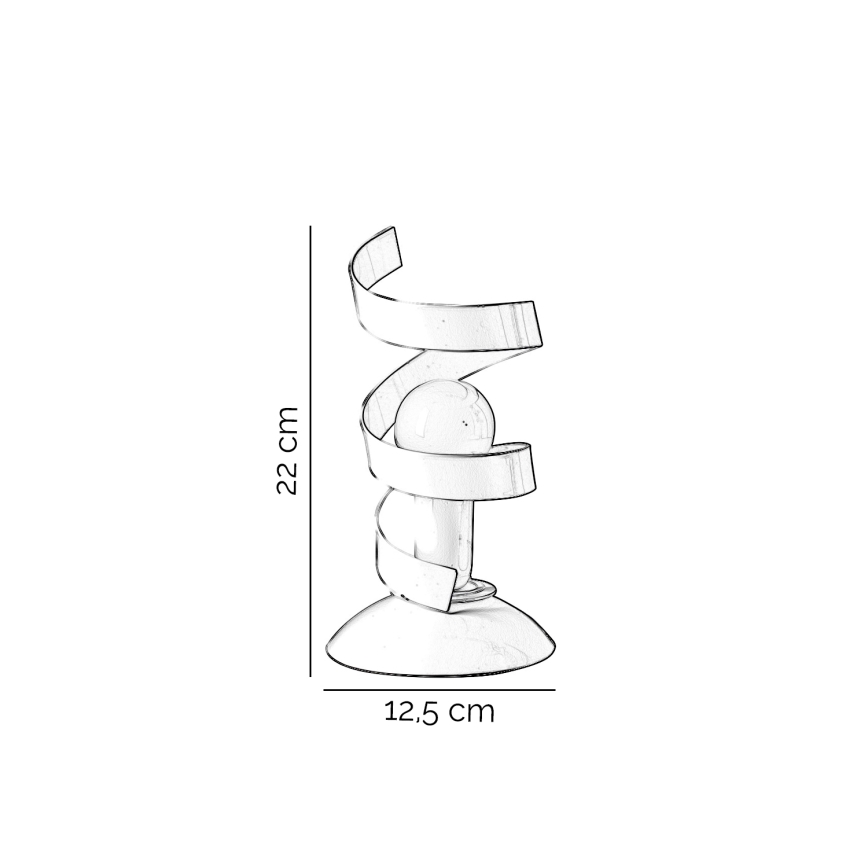 ONLI - Namizna svetilka ZOE 1xE14/6W/230V 22 cm bela