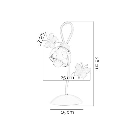 ONLI - Otroška namizna svetilka BUTTERFLY 1xE14/6W/230V