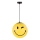 ONLI - Otroška viseča svetilka na kablu SMILEY 1xE27/15W/230V rumena
