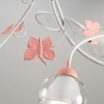 ONLI - Otroški lestenec BUTTERFLY 3xE14/6W/230V