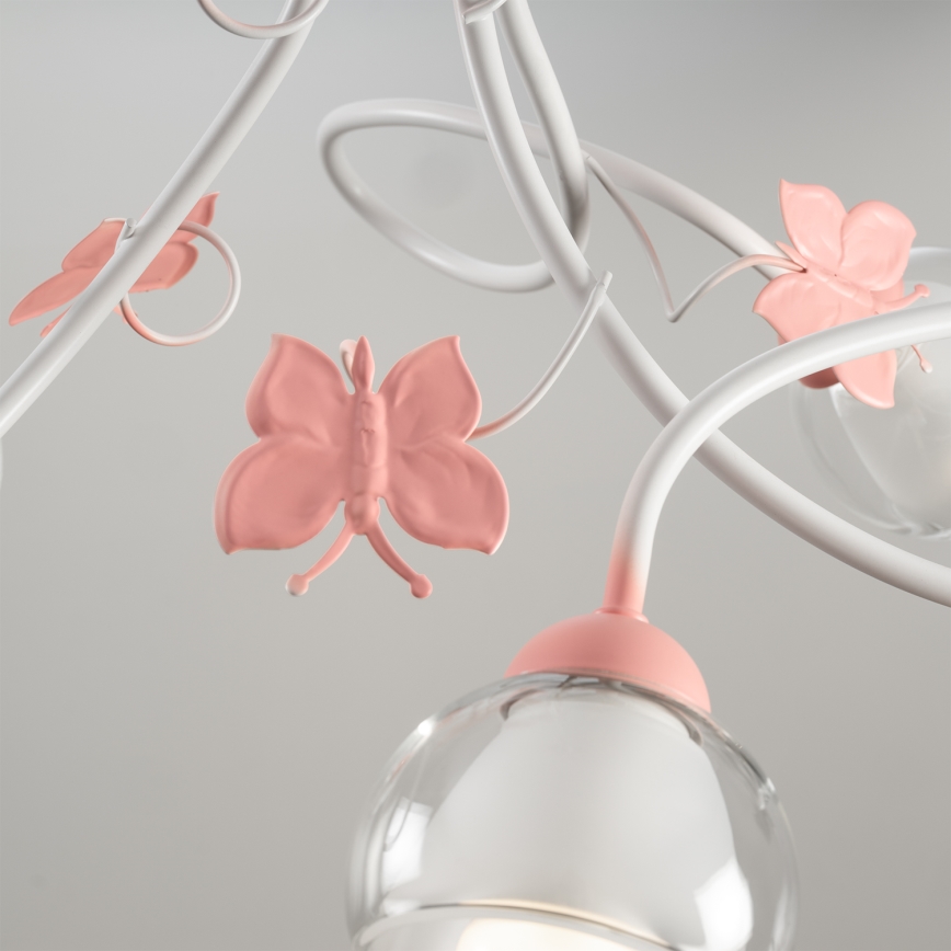 ONLI - Otroški lestenec BUTTERFLY 3xE14/6W/230V