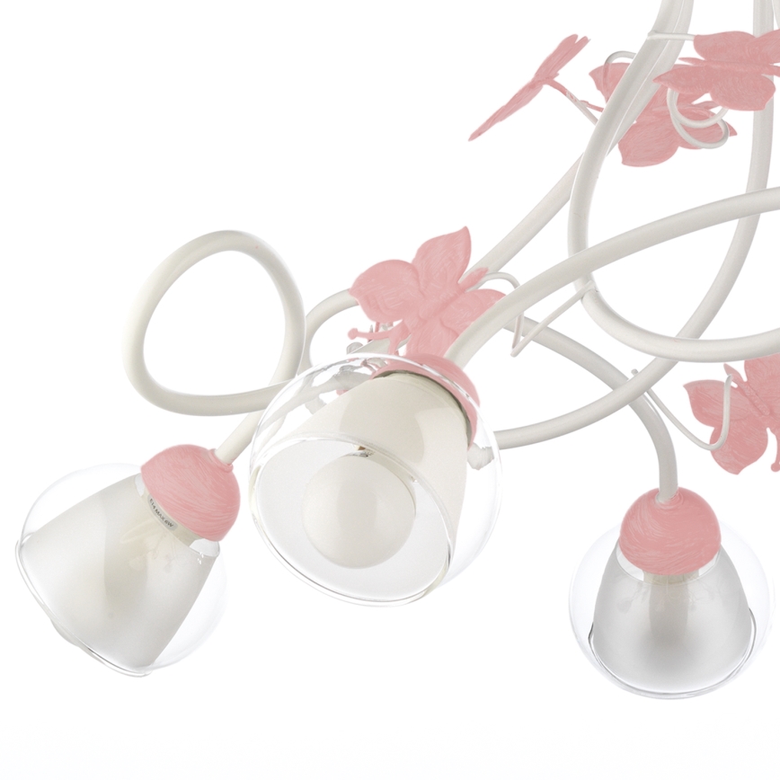 ONLI - Otroški lestenec BUTTERFLY 5xE14/6W/230V