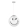 ONLI - Otroški lestenec na kablu SMILEY 1xE27/15W/230V bel