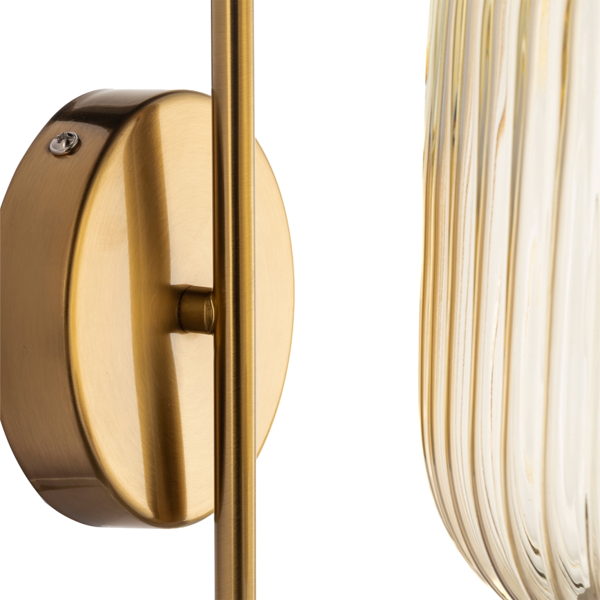 ONLI - Stenska svetilka DOROTY 1xE27/15W/230V medenina