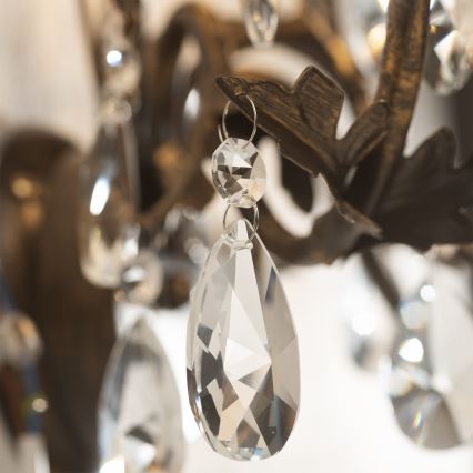 ONLI - Stenska svetilka TERESA 2xE14/6W/230V bron