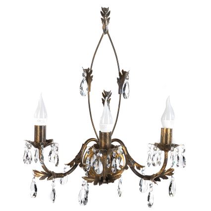 ONLI - Stenska svetilka TERESA 3xE14/6W/230V bron