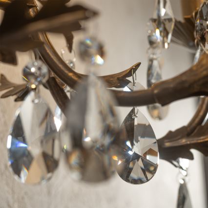 ONLI - Stenska svetilka TERESA 5xE14/6W/230V bron