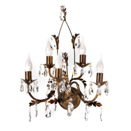 ONLI - Stenska svetilka TERESA 5xE14/6W/230V bron