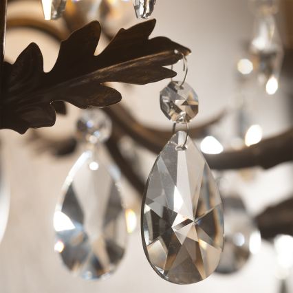 ONLI - Stenska svetilka TERESA 5xE14/6W/230V bron