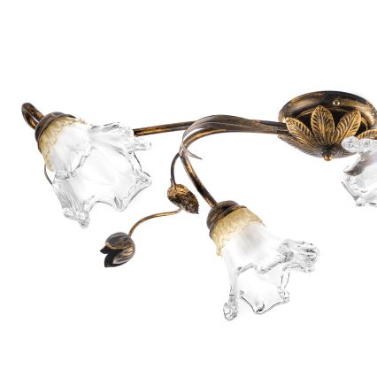 ONLI - Stropna svetilka ARIANNA 4xE14/6W/230V bronasta