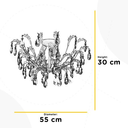 ONLI - Stropna svetilka CESTA 3xE14/6W/230V