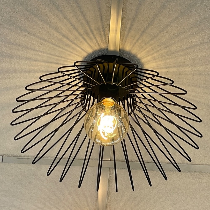 ONLI - Stropna svetilka DUCCIO 1xE27/22W/230V pr. 40 cm črna