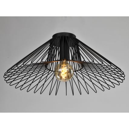 ONLI - Stropna svetilka DUCCIO 1xE27/22W/230V pr. 60 cm črna