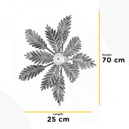 ONLI - Stropna svetilka FELCE 5xE14/6W/230V bron