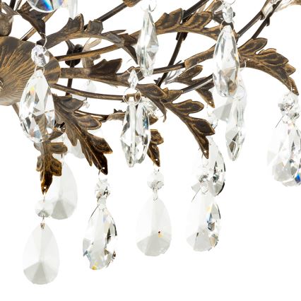 ONLI - Stropna svetilka TERESA 5xE14/6W/230V bronzasta