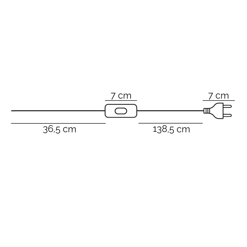 ONLI - Talna svetilka CROSS 1xE27/22W/230V črna/medenina