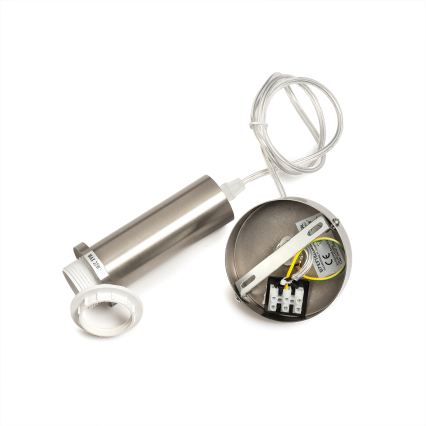 ONLI - Viseči lestenec na kablu DOROTY 1xE27/15W/230V bela/sijajni krom